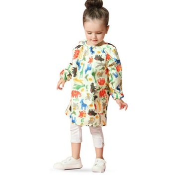 FARTUCH TODDLER ART DLA DZIECI ŻÓŁTY MALARSTWO ŁATWE W CZYSZCZENIU