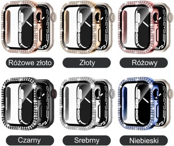 КОРПУС 2в1 + СТЕКЛО ДЛЯ APPLE WATCH 4/5/6/7/8/9/SE 40/41/44/45ММ ЦВЕТА