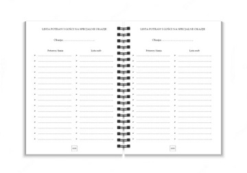 Еженедельный планировщик на 2026 год, спиральный, А5, офисный планировщик MONSTERA