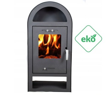 PIEC STALOWY P5 ECO KOZA KOMINEK KOMINKOWY 8KW
