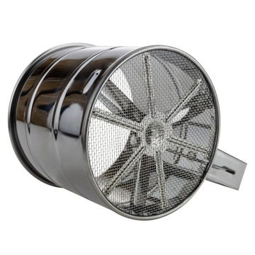 Просеиватель для муки, сахарница, стальное сито.