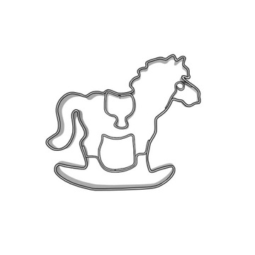 Foremka Konik bujany 6,3 cm - koń na biegunach