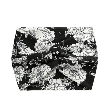 Simple Soild Color Twisted Extra Large Thick Wide Headbands Elastic Turban