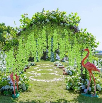 12x гирлянда из искусственных цветов WISTERIA WISTERIA