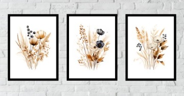 30x40 НАБОР РАМКИ КАРТИНЫ ПОСТЕРЫ РАМКА ЦВЕТЫ БОХО ПРИРОДА ИСКУССТВО