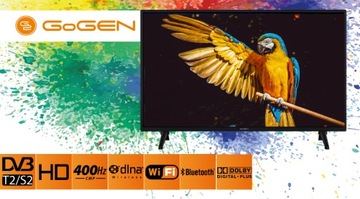 SMART Android TV 24 дюйма HD WiFi DVB-T2 HEVC ПРИЛОЖЕНИЯ Netflix