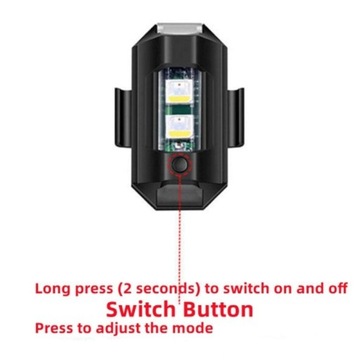 7 цветов универсальная лампа для мотоцикла, велосипеда, дрона