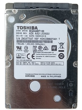 DYSK TWARDY HDD TOSHIBA 1TB 2,5