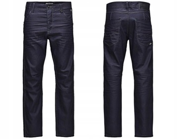 Jack Jones Męskie Granatowe Jeansy ANTI FIT Luźniejsze STAN _ 30/30