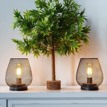 2 СВЕТОДИОДНЫХ ЛАМПЫ С МЕТАЛЛИЧЕСКИМ КОРПУСОМ, 17 СМ, НА АККУМУЛЯТОРЕ, ИДЕАЛЬНО ДЛЯ ПАТИО