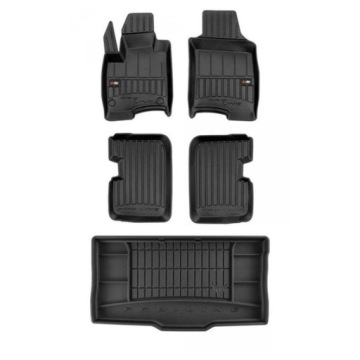 3D gumová sada koberců a rohožek Fiat Panda III od roku 2011 Hatchback, nepasuje