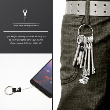 Кожаный чехол для мобильного телефона с ремешком на запястье