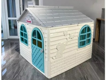 БОЛЬШОЙ XL ДЕТСКИЙ ДОМик Садовая конюшня 129x129x120 см ШТОРЫ Ставни