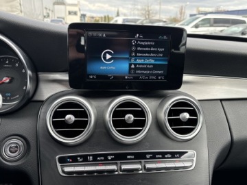 Mercedes Klasa C W205 Kabriolet Facelifting 1.5 200 184KM 2019 Mercedes-Benz C 200 Salon Polska, AMG Line 4x4, LE, zdjęcie 23