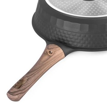 РЕФЕЛЬНАЯ ГЛУБОКАЯ ИНДУКЦИОННАЯ СКОВОРОДА 28 СМ