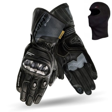 Rękawice motocyklowe SHIMA STR-2 Czarne +Gratis