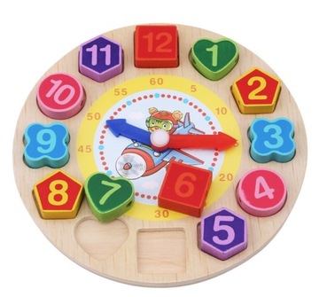 СОРТЕР ДЕРЕВЯННЫЕ ЧАСЫ + НАЗВАНИЕ БИСЕРА ДЛЯ ДЕТЕЙ В ПОДАРОК