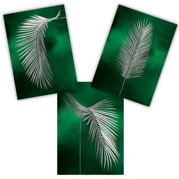 3X PLAKAT TRYPTYK SRERBNE PALMY A1 59,4x84,1 cm