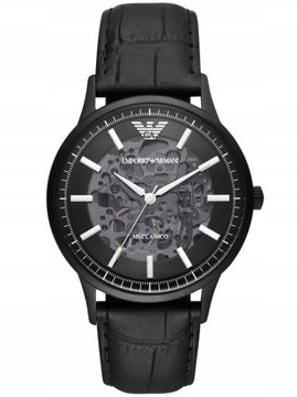 Emporio Armani Zegarek męski EMPORIO ARMANI SKELETON AUTOMATIC AR60042 (zi0