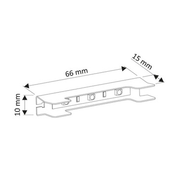 Набор светодиодов RGB, 8 зажимов LEO для стеклянных полок Pi