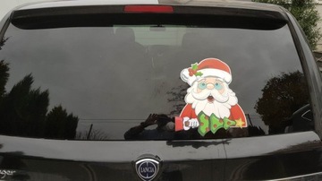 Рождественский Санта-Клаус - Наклейка стеклоочистителя