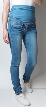 H&M MAMA_jeansy ciążowe Slim_34/XS L81cm