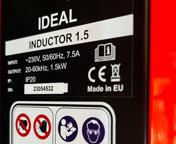 ВИНТОВОЙ НАГРЕВАТЕЛЬ ИДЕАЛЬНЫЙ ИНДУКТОР 1,5 230 В IGBT