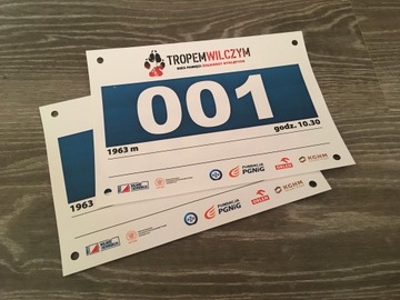 СТАРТОВЫЕ НОМЕРА А5 нерушимый, 25 шт.