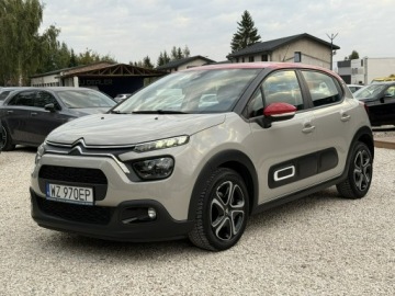 Citroen C3 III VAN 1.2 PureTech 82KM 2021 Citroen C3 1.2 PureTech 83 S&amp;S Shine! Salon, zdjęcie 6