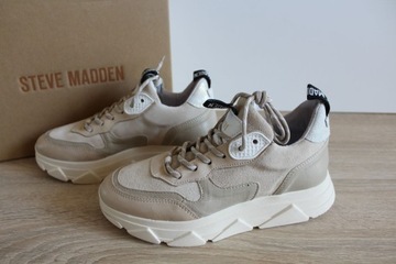 Buty sneakersy damskie Steve Madden beżowe 39