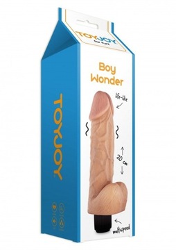 CIELISTY WIBRATOR REALISTYCZNY PENIS BOY WONDER