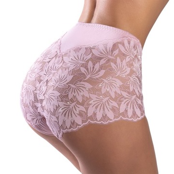 Modelujące MAJTKI bawełniane WYSZCZUPLAJĄCE wysoki stan