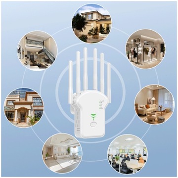 Усилитель сигнала Wi-Fi, повторитель сети 1200 Мбит/с 802.11ac/11a/11b/11g/11n