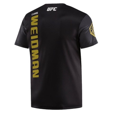 Koszulka Reebok UFC MMA Weidman męska treningowa t-shirt na siłownię slim