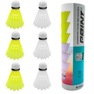 Комплект для бадминтона POINT 1002 синий + 6 микс-дротиков