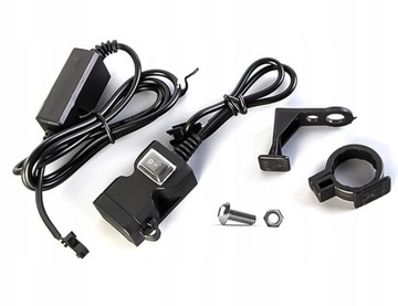 Зарядное устройство для мотоцикла, 2 порта USB для быстрой зарядки
