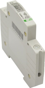 ПОЛУМОДУЛЬНАЯ ИНДИКАТОРНАЯ ЛАМПА, ЖЕЛТАЯ, 1-ФАЗНАЯ