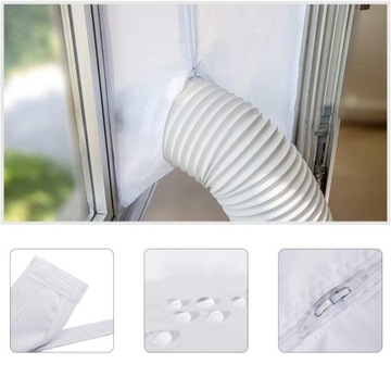 УПЛОТНИТЕЛЬ ОКОН 400 СМ ДЛЯ ПЕРЕНОСНЫХ КОНДИЦИОНЕРОВ, СУШИЛЬНЫХ ШКАФОВ