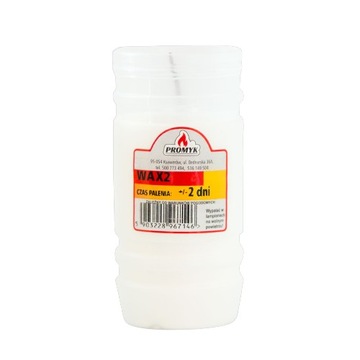 Wkłady Parafinowe do zniczy PROMYK WAX2 2 dni