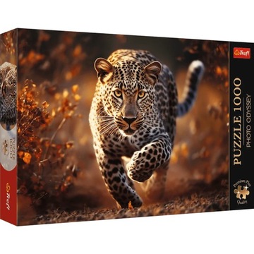 Puzzle 1000 elementów. Premium Plus Quality. Photo Odyssey. Dziki Leopard