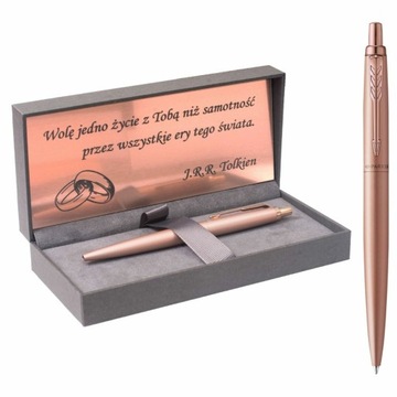 Kobiecy Długopis Parker Jotter XL Pink Gold GRAWER