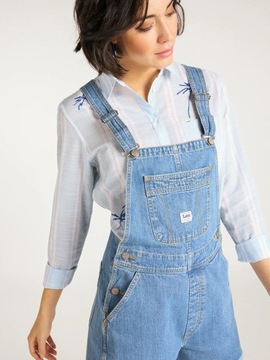 LEE BIB DAMSKIE OGRODNICZKI JEANSOWE JEANS S