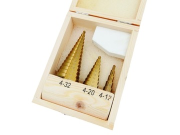 СВЕРЛА СТУПЕНОЧНО-КОНИЧЕСКИЕ 4-32 ТИТАН-3ЭЛ.