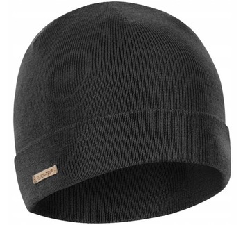 Czapka zimowa ciepła Helikon Winter wełna Merino Beanie szara