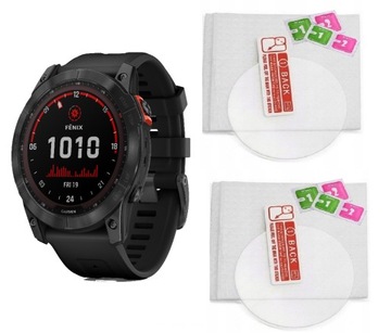 Zestaw 2 x Szkło Hartowane 9H Garmin FENIX 7X / Pro / Solar- Średnica 42mm