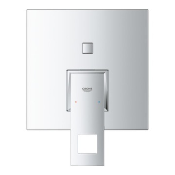 GROHE EUROCUBE смеситель скрытого монтажа, тропический душ SLIM, 20x20 см