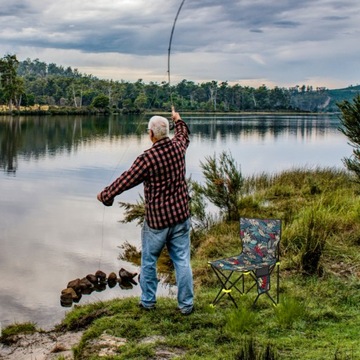 СКЛАДНОЙ СТУЛ ДЛЯ РЫБАЛКИ, ТУРИСТИЧЕСКИЙ, КЕМПИНГ, ПРОЧНЫЙ