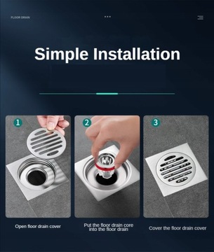 Дезодорант для трапов в полу, универсальная внутренняя вставка