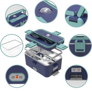 ИЗОЛИРОВАННЫЙ ЛАНЧ-БОКС С ЭЛЕКТРИЧЕСКИМ ПОДОГРЕВОМ