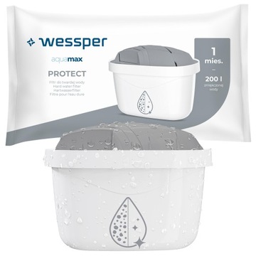 Filtr Wessper PROTECT do dzbanek Brita Dafi zamiennnik do twardej wody 1x